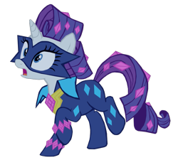 Size: 815x732 | Tagged: safe, artist:benpictures1, imported from derpibooru, radiance, rarity, pony, unicorn, power ponies (episode), cute, female, inkscape, mare, open mouth, paralyzed, power ponies, raribetes, shocked, simple background, solo, transparent background, vector