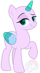 Size: 1848x3362 | Tagged: safe, artist:emperor-anri, imported from derpibooru, oc, oc only, alicorn, pony, alicorn oc, base, eyelashes, female, horn, mare, simple background, smiling, smirk, solo, transparent background, wings