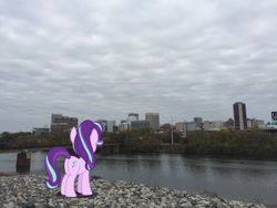 Size: 3264x2448 | Tagged: safe, artist:dashiesparkle, artist:jaredking779, imported from derpibooru, starlight glimmer, pony, unicorn, butt, city, female, glimmer glutes, high res, irl, mare, photo, plot, ponies in real life, richmond, solo, virginia