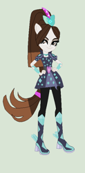 Size: 354x722 | Tagged: safe, imported from derpibooru, oc, oc only, human, equestria girls, clothes swap, crystal guardian, simple background, solo