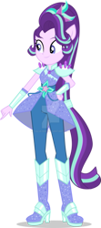 Size: 267x600 | Tagged: safe, imported from derpibooru, starlight glimmer, equestria girls, crystal guardian, simple background, solo, transparent background