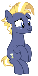 Size: 1181x2320 | Tagged: safe, artist:kyoshithebrony, imported from derpibooru, star tracker, earth pony, pony, cute, happy, male, simple background, sitting, smiling, solo, stallion, trackerbetes, transparent background, vector