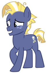 Size: 1002x1395 | Tagged: safe, artist:kyoshithebrony, imported from derpibooru, star tracker, earth pony, pony, cute, male, simple background, smiling, solo, stallion, trackerbetes, transparent background, vector