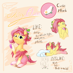 Size: 4500x4500 | Tagged: safe, artist:felldeal, imported from derpibooru, oc, oc only, oc:daisy float, earth pony, hybrid, pegasus, pony, bow, female, fusion, g5, g5 oc, hair bow, heterochromia, mare, ponytail, posey bloom, tail, tail bow, windy (g5)