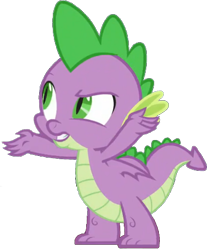 Size: 391x473 | Tagged: safe, artist:pascalmulokozi2, edit, edited screencap, imported from derpibooru, screencap, spike, dragon, background removed, looking up, simple background, solo, transparent background, winged spike, wings