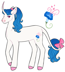 Size: 1280x1422 | Tagged: safe, artist:s0ftserve, imported from derpibooru, oc, oc:morning glory, pony, unicorn, curved horn, female, horn, magical lesbian spawn, mare, offspring, parent:lemon hearts, parent:twinkleshine, simple background, solo, transgender, transparent background