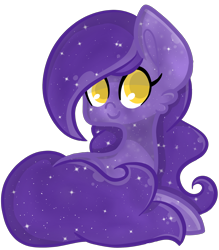 Size: 1752x2000 | Tagged: safe, artist:thecreativerey, imported from derpibooru, oc, oc only, pony, ear fluff, ethereal mane, simple background, solo, starry mane, transparent background
