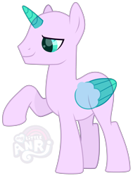Size: 2566x3403 | Tagged: safe, artist:emperor-anri, imported from derpibooru, oc, oc only, alicorn, pony, alicorn oc, base, horn, male, raised hoof, simple background, smiling, solo, stallion, transparent background, wings
