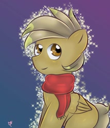 Size: 1050x1225 | Tagged: artist needed, safe, imported from derpibooru, oc, oc only, oc:coffee coat, pegasus, pony, clothes, scarf, solo