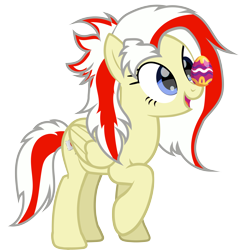 Size: 5086x5262 | Tagged: artist needed, source needed, safe, imported from derpibooru, oc, oc only, oc:redsun, pegasus, pony, balancing, blue eyes, egg, female, folded wings, mare, ponies balancing stuff on their nose, raised hoof, simple background, solo, standing, transparent background, wings