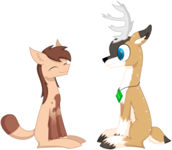 Size: 1423x1242 | Tagged: safe, artist:emc-blingds, imported from derpibooru, oc, oc only, oc:tyandaga, alicorn, deer, earth pony, pegasus, pony, unicorn, alicorn oc, animated, antlers, deer oc, gif, horn, jewelry, male, necklace, non-pony oc, simple background, sitting, smiling, stallion, transformation, transparent background, wide eyes, wings