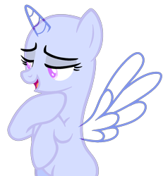 Size: 1146x1240 | Tagged: safe, artist:lilith1light, imported from derpibooru, oc, oc only, alicorn, pony, alicorn oc, base, bedroom eyes, eyelashes, female, horn, mare, simple background, solo, thinking, transparent background, wings