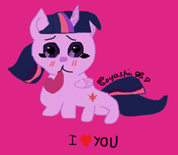 Size: 4434x3865 | Tagged: safe, artist:toyashixp, imported from derpibooru, twilight sparkle, alicorn, female, heart, mare, purple background, simple background, solo, twilight sparkle (alicorn)