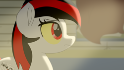 Size: 3840x2160 | Tagged: safe, artist:pearmare animation, imported from derpibooru, oc, oc only, oc:blackjack, pony, unicorn, fallout equestria, fallout equestria: project horizons, fallout, fanfic art, movie accurate, post-apocalyptic, preview, solo