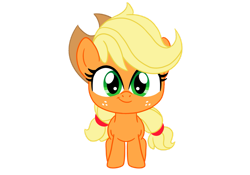 Size: 1069x747 | Tagged: safe, artist:lachlandingoofficial, imported from derpibooru, applejack, earth pony, pony, my little pony: pony life, cute, female, g4.5, jackabetes, mare, simple background, solo, transparent background