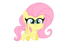 Size: 1069x747 | Tagged: safe, artist:lachlandingoofficial, imported from derpibooru, fluttershy, pegasus, pony, my little pony: pony life, cute, female, g4.5, mare, shyabetes, simple background, solo, transparent background