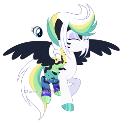 Size: 3024x3056 | Tagged: safe, artist:darkjillmlp123, imported from derpibooru, oc, oc:aura glass, pegasus, pony, colored wings, eyes closed, female, mare, simple background, solo, transparent background, wings