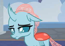 Size: 1033x740 | Tagged: safe, imported from derpibooru, screencap, ocellus, changedling, changeling, school daze, cropped, cute, diaocelles, female, sad, sadorable, solo