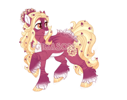 Size: 2900x2300 | Tagged: safe, artist:gigason, imported from derpibooru, oc, oc:caballero dahlia, earth pony, pony, female, mare, obtrusive watermark, simple background, solo, transparent background, watermark