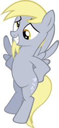 Size: 1697x3704 | Tagged: safe, artist:moongazeponies, imported from derpibooru, derpy hooves, pegasus, pony, feeling pinkie keen, season 1, cute, derp, derpabetes, female, flying, grin, implied twilight sparkle, mare, oops, simple background, smiling, solo, transparent background, vector