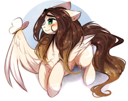 Size: 4512x3576 | Tagged: safe, artist:krissstudios, imported from derpibooru, oc, oc:cindy, butterfly, pegasus, pony, female, high res, lying down, mare, prone, solo