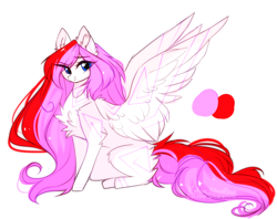 Size: 2970x2358 | Tagged: safe, artist:krissstudios, imported from derpibooru, oc, oc:mizhore, pegasus, pony, female, mare, simple background, solo, white background