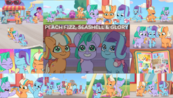 Size: 1974x1112 | Tagged: safe, edit, edited screencap, editor:quoterific, imported from derpibooru, screencap, hitch trailblazer, izzy moonbow, pipp petals, sunny starscout, zipp storm, earth pony, pegasus, pony, unicorn, spoiler:g5, spoiler:my little pony: tell your tale, spoiler:tyts01e07, spoiler:tyts01e20, spoiler:tyts01e26, spoiler:tyts01e28, cherry flyaway, clip trot, female, fifi (g5), filly, flare (g5), foal, g5, glory (g5), mane five (g5), my little pony: tell your tale, one trick pony (episode), peach fizz, pippsqueak trio, pippsqueaks, pippsqueaks forever, puphunt, rufus, seashell (g5), sunny styles