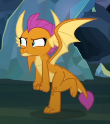 Size: 358x403 | Tagged: safe, imported from derpibooru, screencap, smolder, dragon, what lies beneath, angry, cropped, cute, dragoness, faic, female, madorable, smolderbetes, solo, spread wings, wavy mouth, wings