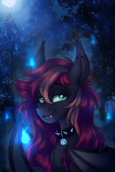 Size: 2731x4096 | Tagged: safe, artist:zahsart, imported from derpibooru, oc, oc only, bat pony, pony, solo