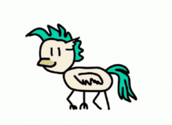 Size: 603x439 | Tagged: safe, terramar, hippogriff, seapony (g4), surf and/or turf, animated, fragment, in a nutshell, not hitch trailblazer, seizure warning, transformation