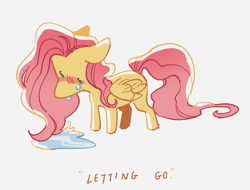 Size: 1081x823 | Tagged: safe, artist:yuyusunshine, imported from derpibooru, fluttershy, pony, chibi, crying, simple background, solo, white background