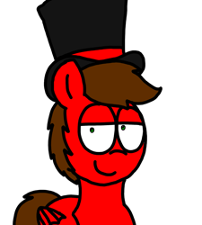 Size: 1275x1414 | Tagged: safe, artist:professorventurer, imported from derpibooru, oc, oc:professor venturer, hat, top hat