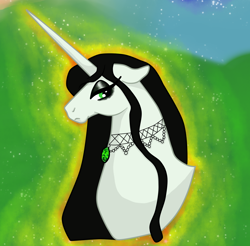 Size: 1336x1312 | Tagged: safe, artist:loopina, imported from derpibooru, oc, oc:smoke abyss, unicorn, female