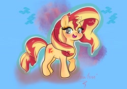 Size: 2360x1640 | Tagged: safe, artist:flutterten, imported from derpibooru, sunset shimmer, pony, unicorn, equestria girls, female, solo