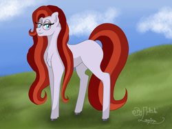 Size: 4000x3000 | Tagged: safe, artist:loopina, imported from derpibooru, oc, oc:miosha, changeling, earth pony, female