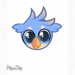 Size: 720x720 | Tagged: artist needed, source needed, safe, imported from derpibooru, gallus, griffon, :<, animated, cute, floppy ears, gallabetes, gif, head, looking at you, looking up, simple background, solo, vibing, white background