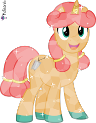 Size: 4000x5122 | Tagged: safe, artist:melisareb, imported from derpibooru, oc, oc:riju, crystal pony, pony, unicorn, .svg available, absurd resolution, crossover, jewelry, kleptocorns, male, open mouth, simple background, solo, stallion, transparent background, vector