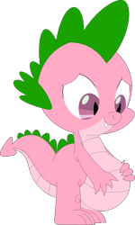 Size: 2133x3557 | Tagged: safe, artist:ponygamer2020, editor:ponygamer2020, imported from derpibooru, spike, spike (g1), dragon, anniversary, belly, big belly, chubby, chubby spike, fat, fat spike, g1, g1 to g4, g4, generation leap, happy birthday mlp:fim, male, mlp fim's twelfth anniversary, not pregnant, recolor, simple background, solo, transparent background, vector