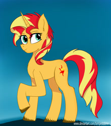 Size: 2541x2894 | Tagged: safe, artist:tempestshine, imported from derpibooru, sunset shimmer, pony, unicorn, female, mare, solo, unshorn fetlocks