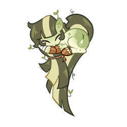 Size: 2000x2000 | Tagged: safe, artist:seasemissary, imported from derpibooru, oc, oc:spring onion, earth pony, pony, female, heart pony, mare, simple background, solo, transparent background