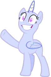 Size: 536x815 | Tagged: safe, artist:lilith1light, imported from derpibooru, oc, oc only, alicorn, pony, alicorn oc, base, eyelashes, female, grin, horn, mare, raised hoof, simple background, smiling, solo, transparent background, wings
