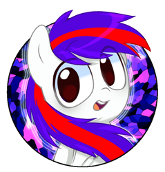 Size: 1060x1108 | Tagged: safe, artist:inkp0ne, imported from derpibooru, oc, oc only, oc:chiseled amethyst, pegasus, pony, commission, cute, icon, simple background, solo, transparent background