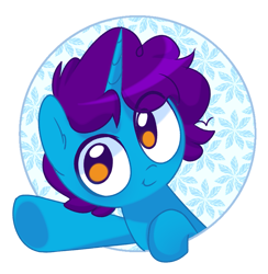 Size: 1147x1174 | Tagged: safe, artist:inkp0ne, imported from derpibooru, oc, oc only, oc:krazy kid, pony, unicorn, commission, cute, icon, simple background, solo, transparent background
