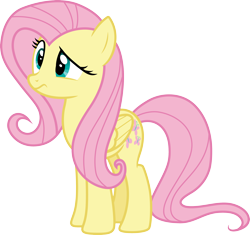 Size: 3192x3000 | Tagged: safe, artist:cloudy glow, imported from derpibooru, fluttershy, pegasus, pony, stare master, .ai available, confluttershy, confused, female, folded wings, mare, simple background, solo, transparent background, vector, wings