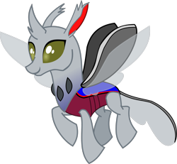 Size: 1784x1645 | Tagged: safe, artist:mariofan345, imported from derpibooru, oc, oc:purple buttons, changedling, changeling, changedling oc, changeling oc, simple background, solo, transparent background