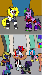 Size: 953x1685 | Tagged: safe, artist:ask-luciavampire, imported from derpibooru, oc, earth pony, pony, undead, vampire, vampony, clothes, costume, halloween, halloween costume, holiday