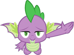 Size: 943x703 | Tagged: safe, artist:pascalmulokozi2, edit, edited screencap, imported from derpibooru, screencap, spike, dragon, molt down, background removed, flying, male, not a vector, simple background, solo, transparent background, winged spike, wings