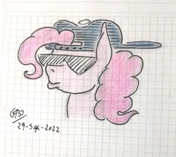 Size: 702x626 | Tagged: safe, artist:gafelpoez, imported from derpibooru, pinkie pie, pony, sunglasses