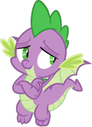 Size: 360x497 | Tagged: safe, artist:pascalmulokozi2, edit, edited screencap, imported from derpibooru, screencap, spike, dragon, background removed, crossed arms, flying, male, not a vector, simple background, solo, transparent background, winged spike, wings