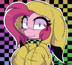 Size: 6000x5392 | Tagged: safe, artist:vale-bandicoot96, imported from derpibooru, pinkie pie, pony, absurd resolution, clothes, hoodie, solo